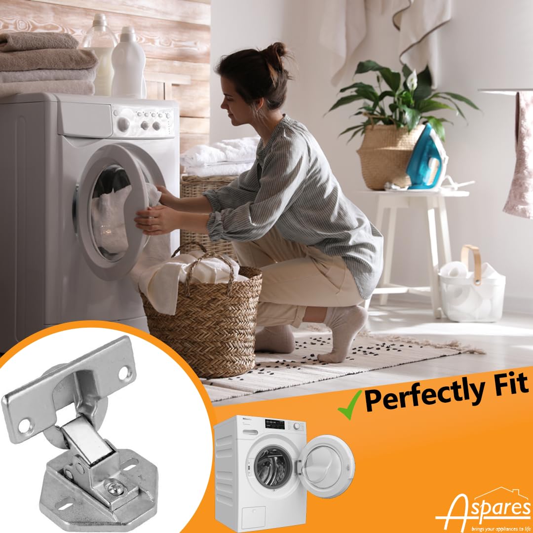 2 Cerniere Per Sportello Lavatrice – Compatibili Con Beko 2827210100 E Modelli Anka, WI, WMI