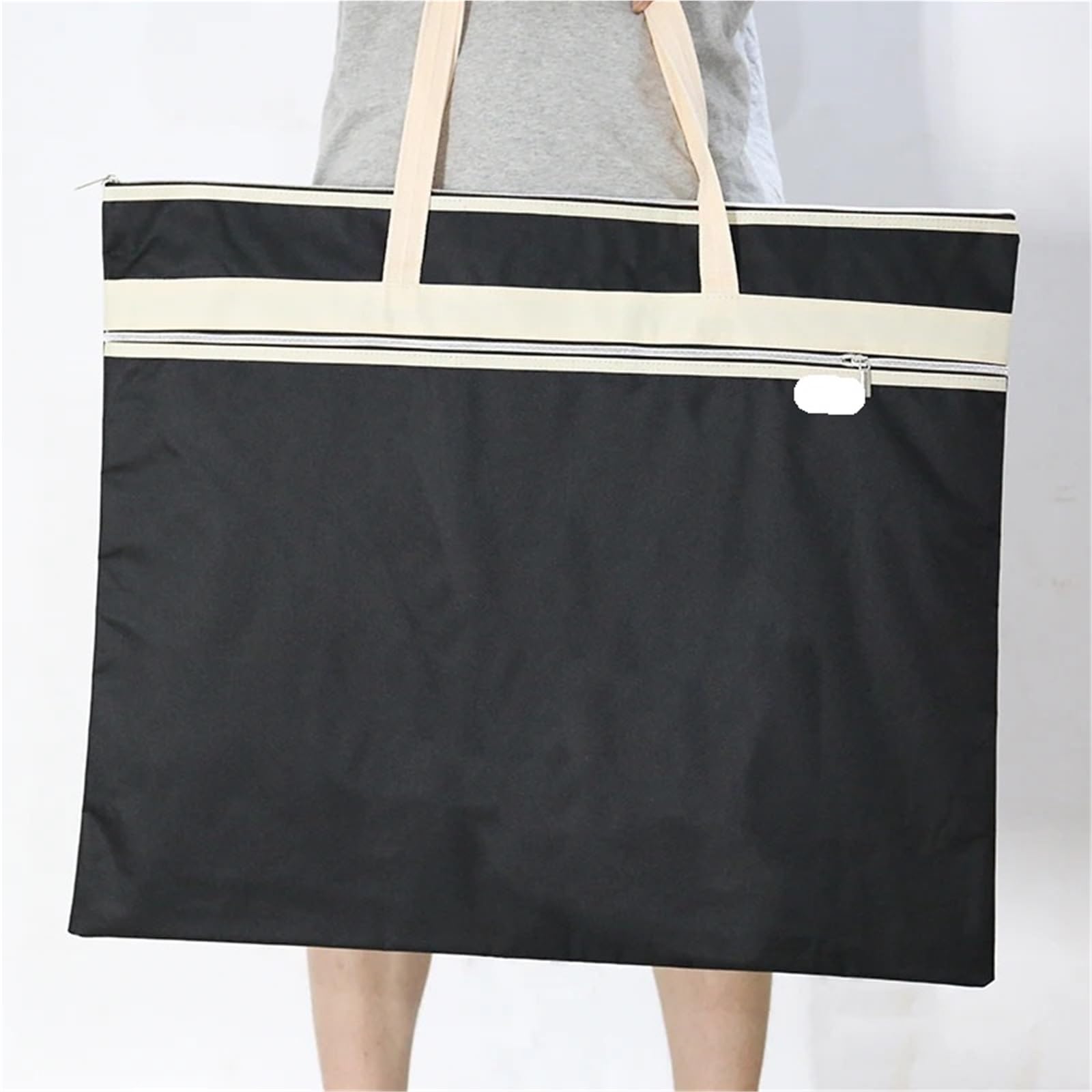 BoîTe De Rangement pour Portfolio Artistique Grand fourre-Tout A2 Sac d'art for Artistes de Portefeuille Travail Dessin for matériel Artistique Peinture Portable(Pink)