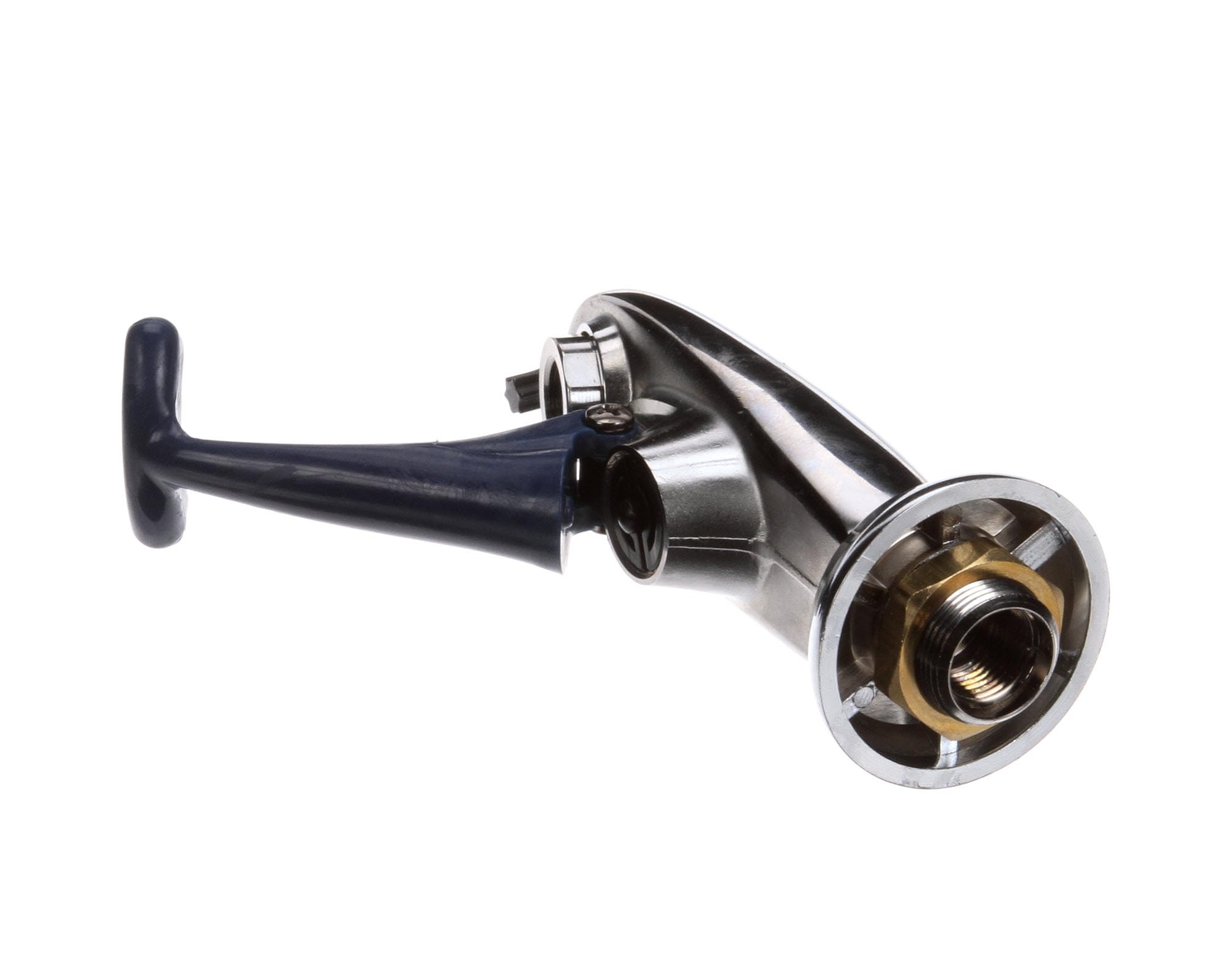 T&S Brass B-1200 Relleno de vidrio, montaje en pared, entrada hembra NPT de 3/8 pulgadas, brida ajustable