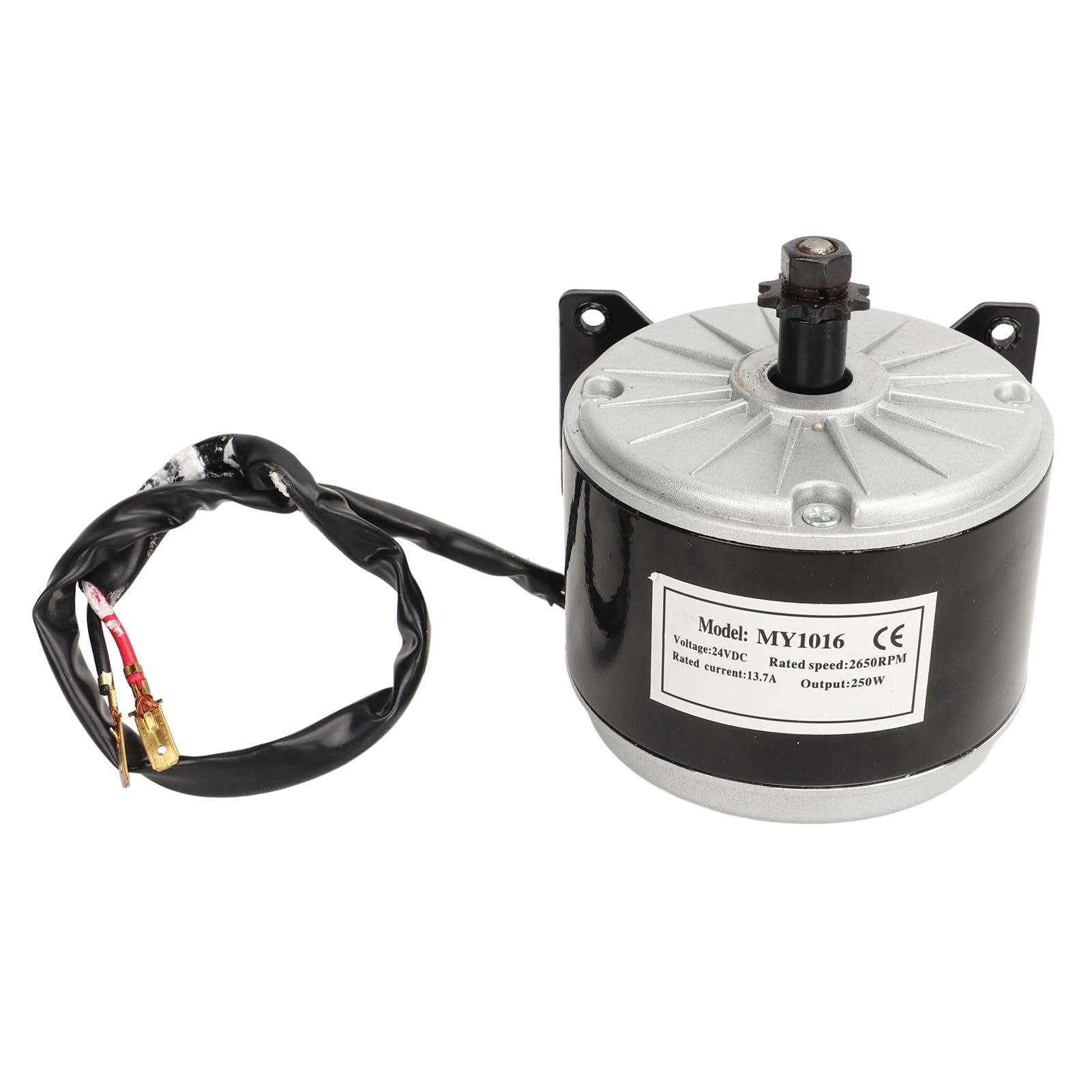 Zestaw do konwersji szybkiej hulajnogi 24 V 250 W MY1016 Pasuje do rowerów elektrycznych i trójkołowych Little Dolphin, układ napędowy 2650 obr./min z łańcuchem przepustnicy i