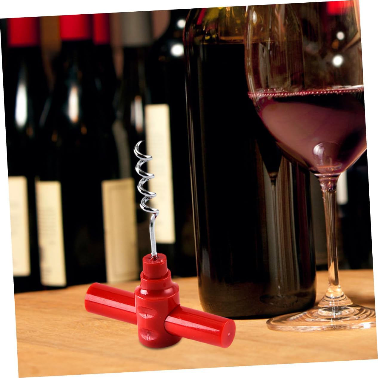 Portable Wine Opener Corkscrew Xmas 5pcs for Travel Club