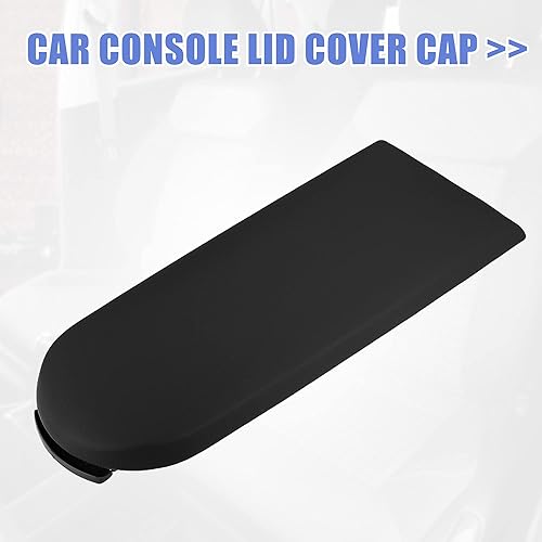 Miniatura 5 de X AUTOHAUX Tapa de consola central de automóvil, funda para reposabrazos de caja de asiento, panel con pestillo de repuesto para Volkswagen Jetta