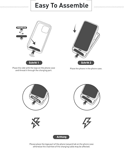 Miniatura 7 de project-cb Lengüeta de metal para teléfono, parche de cordón, llavero de soporte para teléfono, soporte para anillo, lengüeta de correa