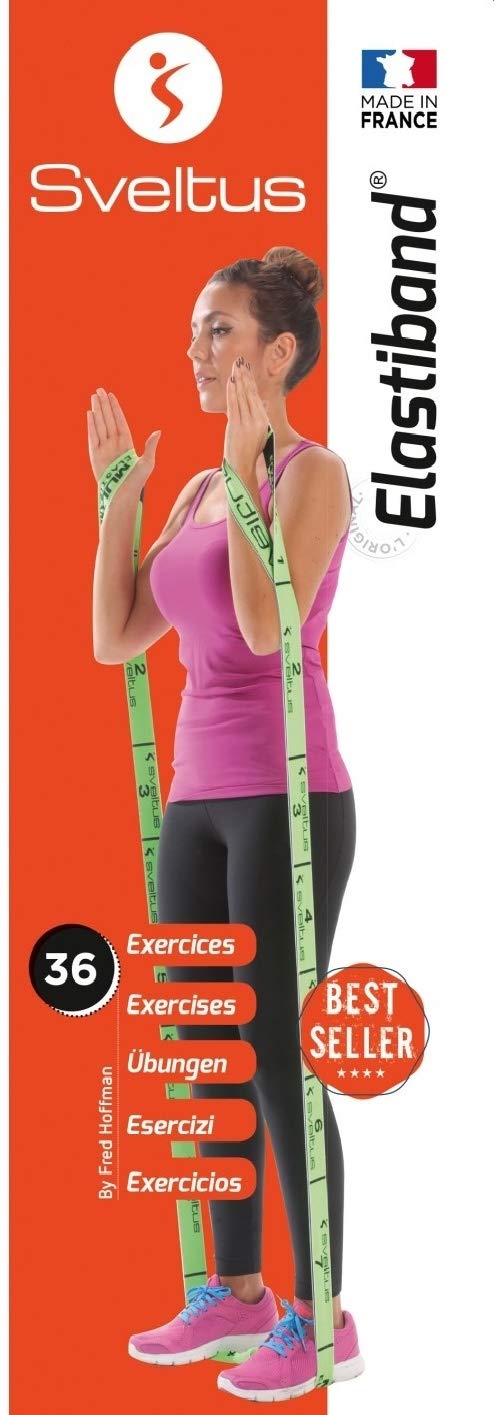 Sveltus Multi Elastiband 30kg Boite+Poster Elastique Mixte Adulte, Orange