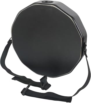 KTAK -The First Handcrafted, Hand Drum Percussion, Two-Sound Cajon Body Snare, Portable Cajon by Kandu with Carry Case (Black)