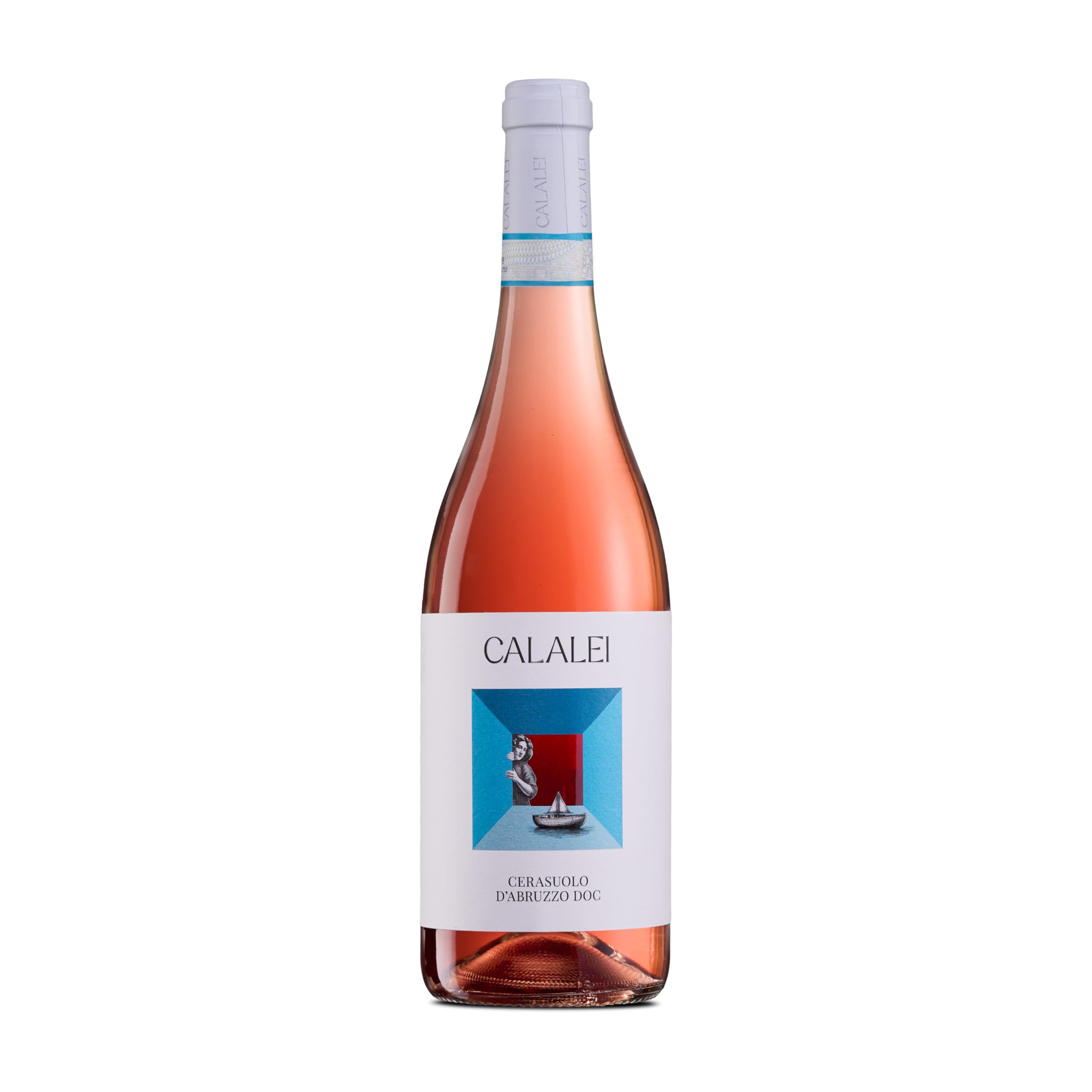 Calalei Cerasuolo d’Abruzzo DOC aus Italien, Roséwein mit Aromen von Rose und Granatapfel, Frisch, Durstlöschend und Mineralisch, 13% Vol, 750ml Flasche