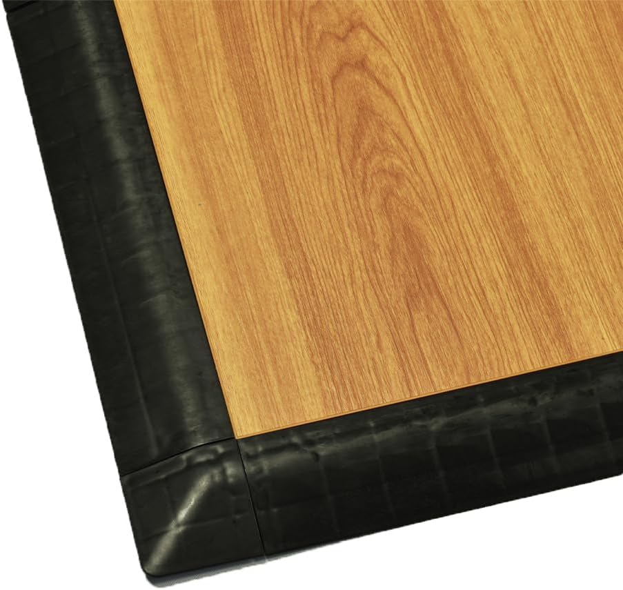 Greatmats Portable Dance Floor 4x4 Ft Kit, Wood Grain Vinyl Tap Dance 16 Pack