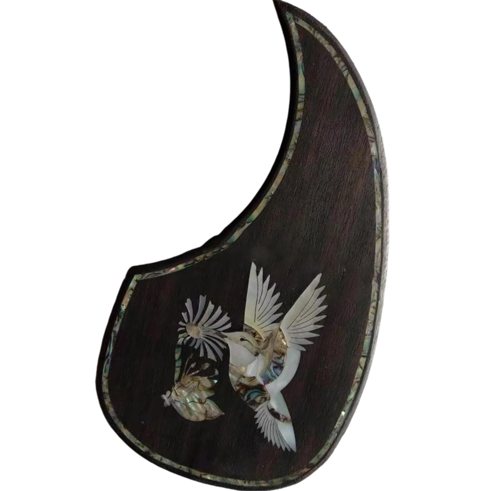 Uniwersalna osłona pickguardu do gitary akustyczne Drewniana płytka ochronna do gitary akustycznej z intarsją zamiennik instrumentu Craftmanship