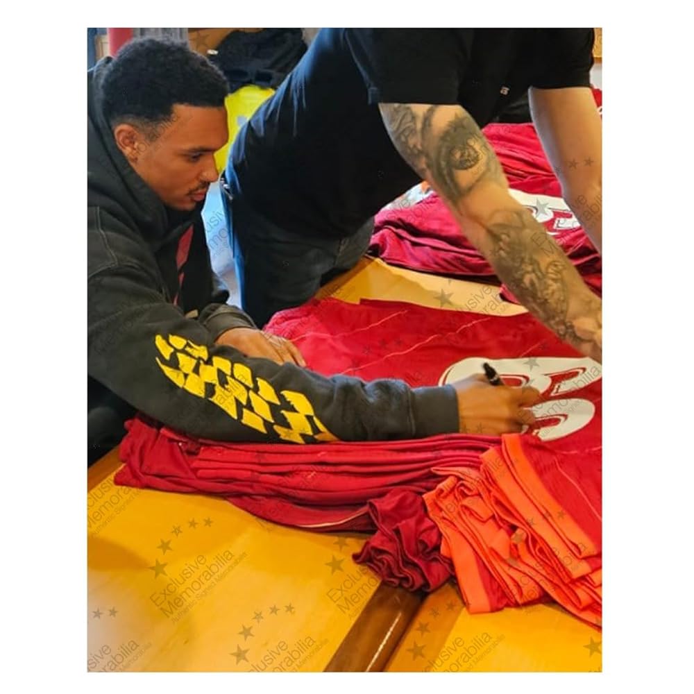 Amazon.com: Trent Alexander-Arnold Signed Liverpool 2021-22