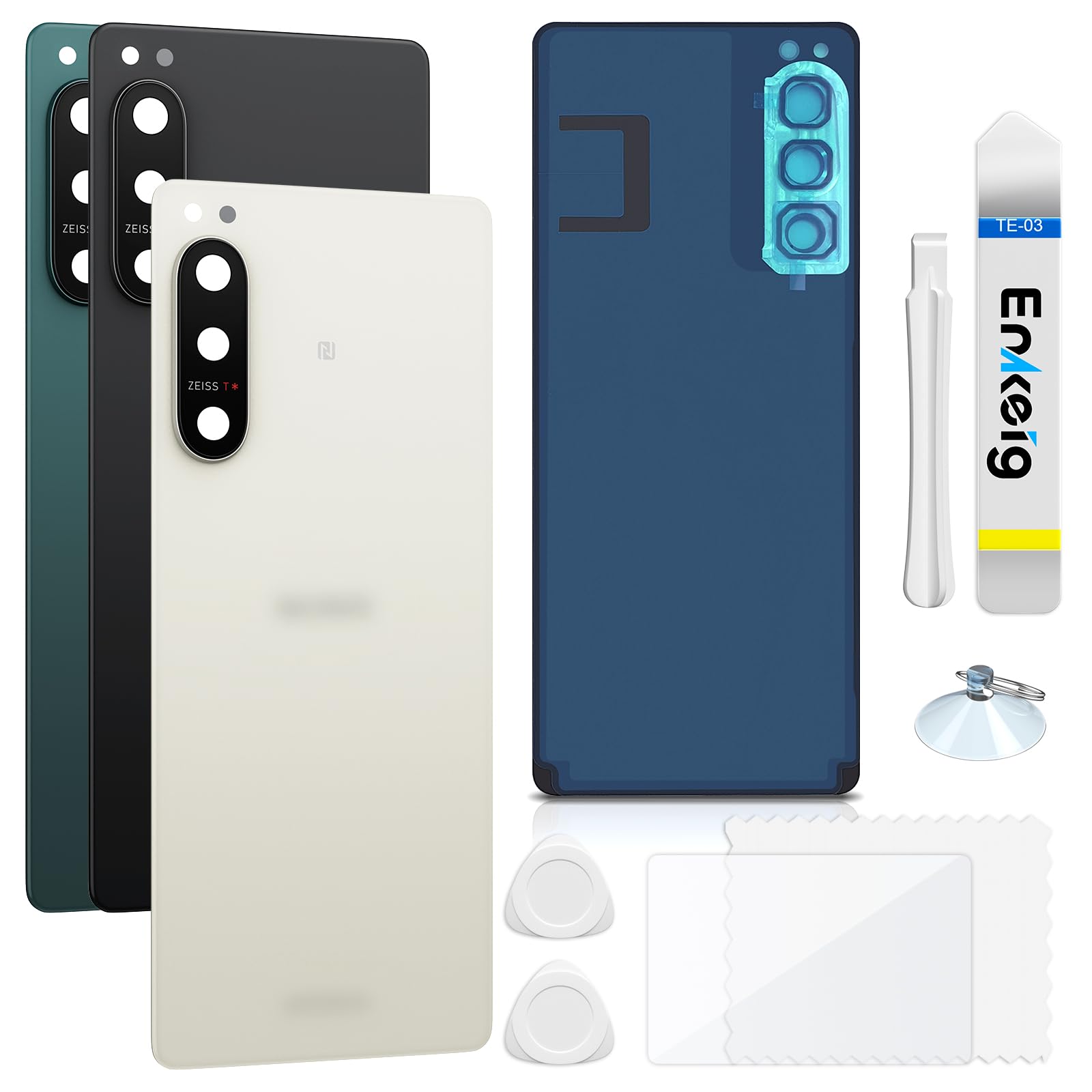 Backcover Glas für Sony Xperia 5 IV, Weiß
