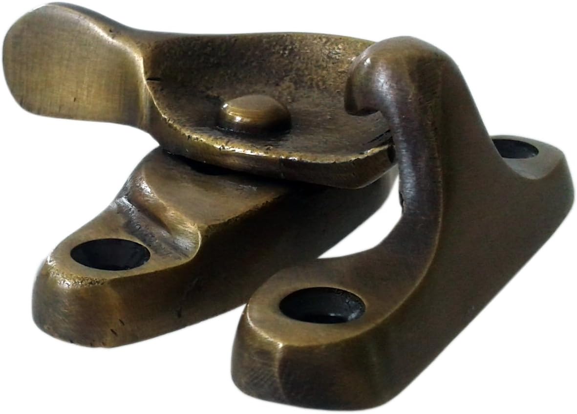 Heavy Forged Brass Traditional Window Sash Lock