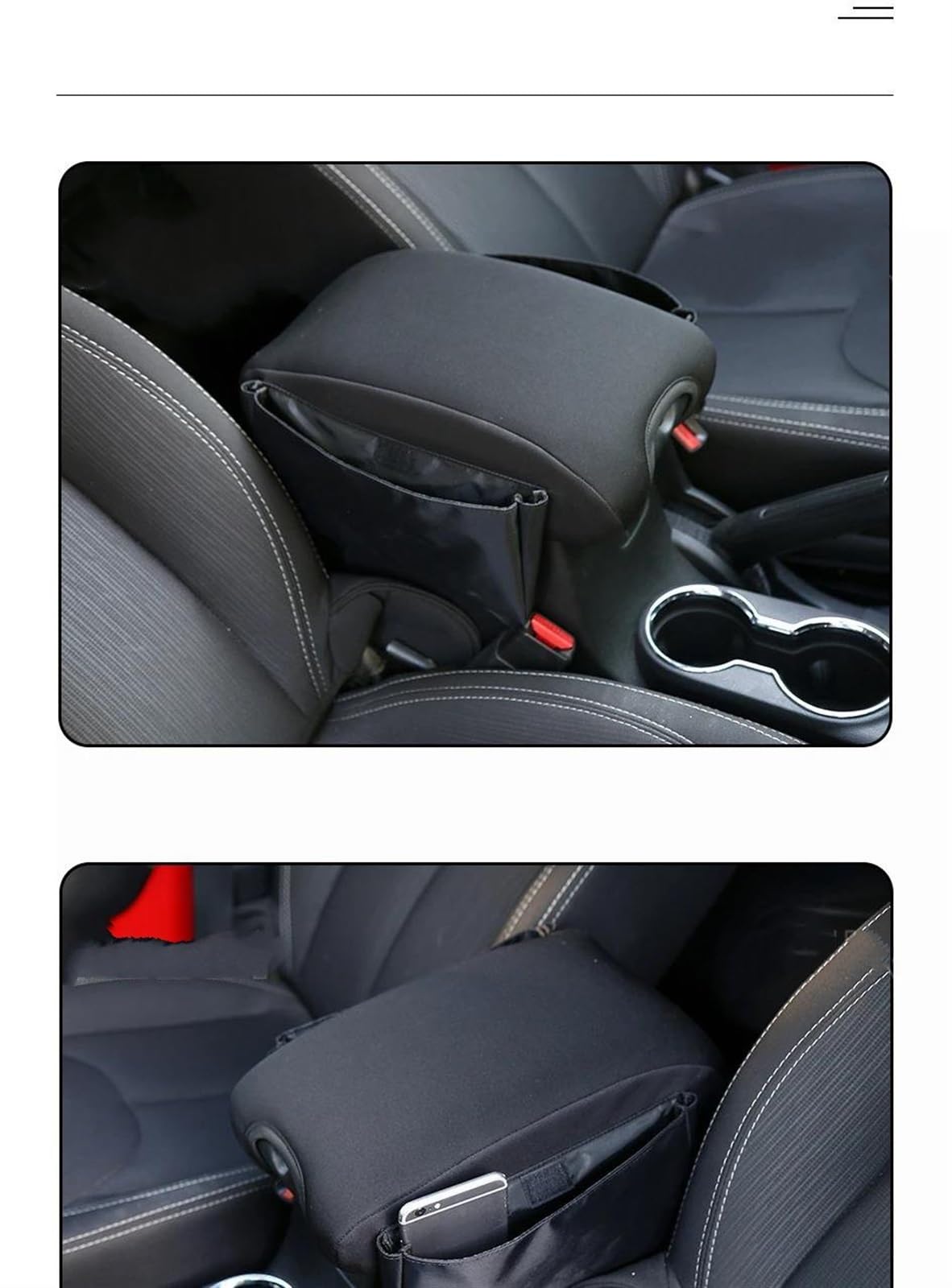 Copertura per bracciolo per Wrangler JK 2011-2017 (A)