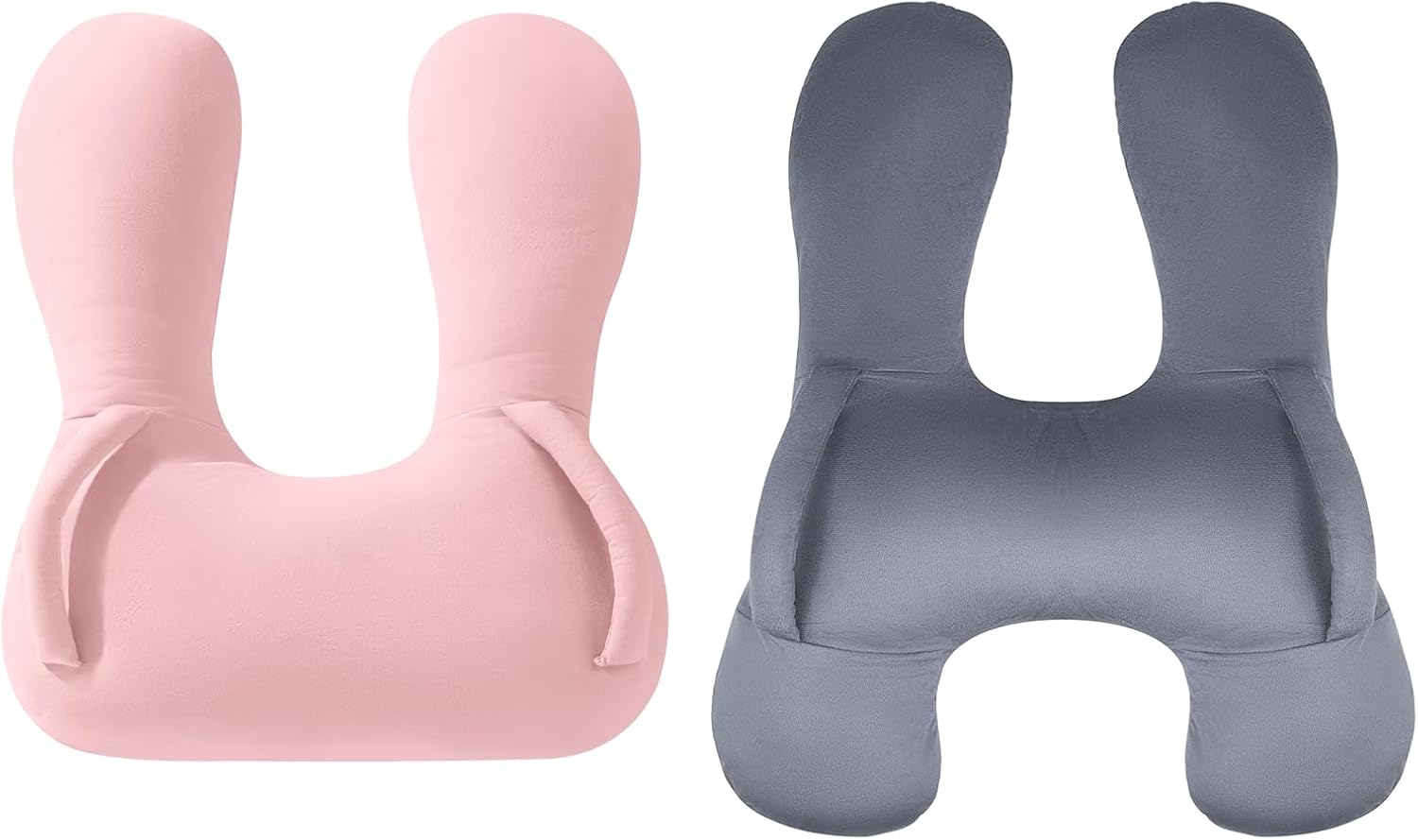 BEBAS Kids Travel Pillow Car Seat Pillow for Kids Supports Head Neck and Body Suitable for Adults and Children Long-Distance Car Travel Airplane Sleep Artifact Grey H-Shaped