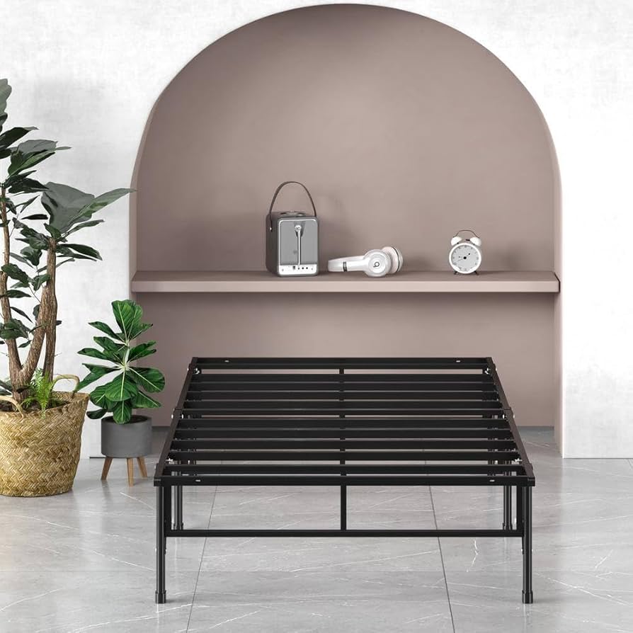 ZINUS メタル ベッドフレーム セミダブル ベッド下収納 耐久性 通気性 ZINUS メタル ベッドフレーム セミダブル ベッド下収納 耐久性
