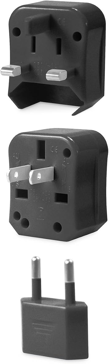 LOGiiX LGX-12019 World Traveler Jet Setter Adapter Kit, Black