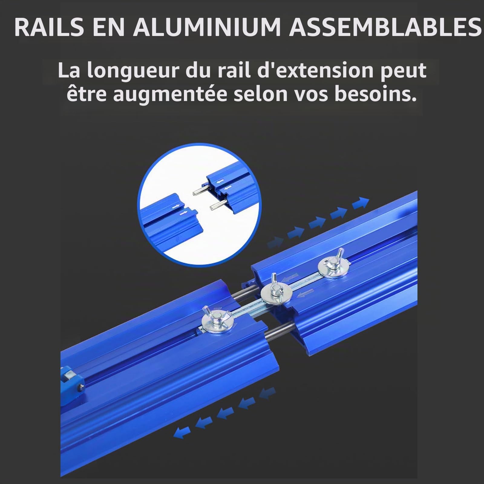 2.0m Coupe-Carrelage Manuel Précision Pour Céramique & Porcelaine Grand Format, Tête Alliage Tungstène, Utilisation À Une Main, Séparateur Et Guides Précision