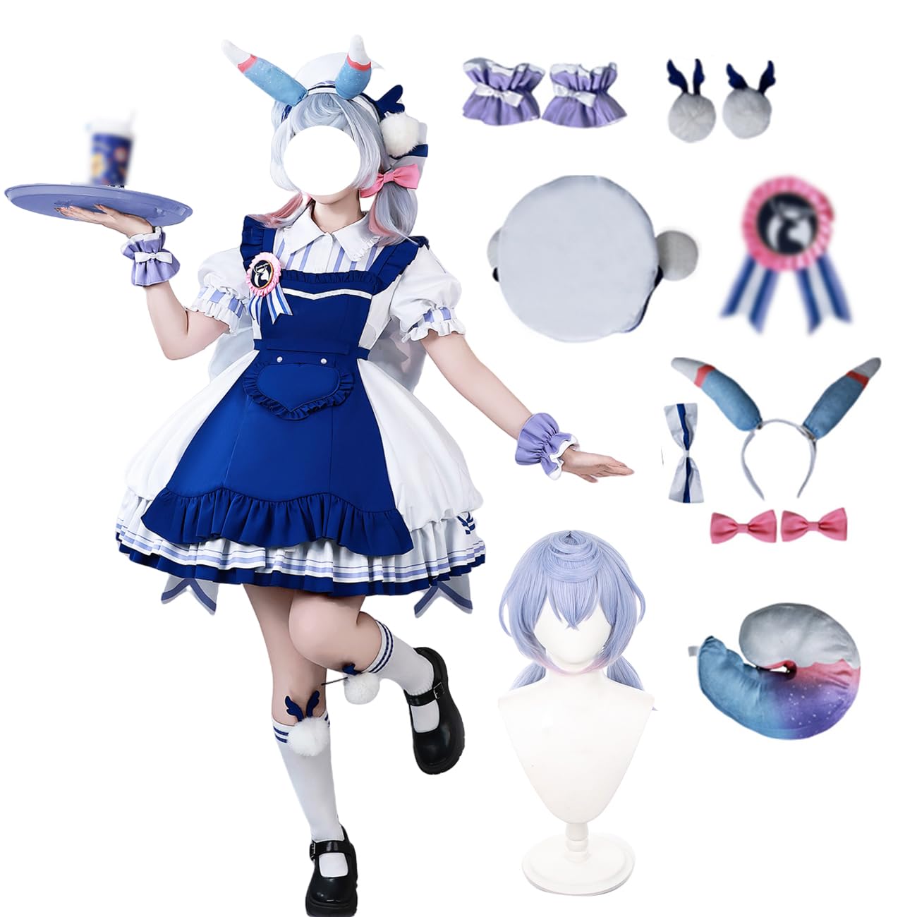 Amazon.co.jp: [HAOJEE]原神シグウィン/クロリンデコスプレ衣装『靴下