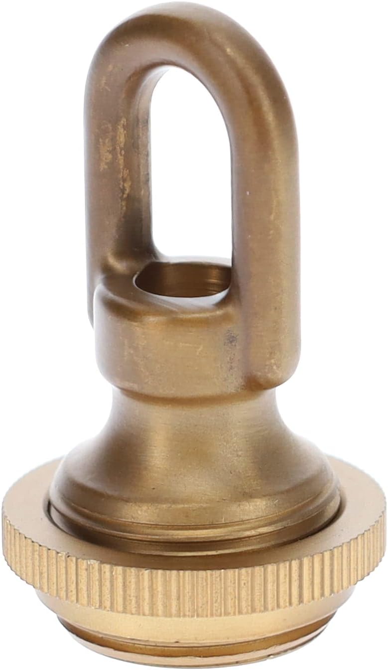 B&P Lamp® Cast Antique Brass Finish Screw Collar Ceiling Light Canopy Plate Kit