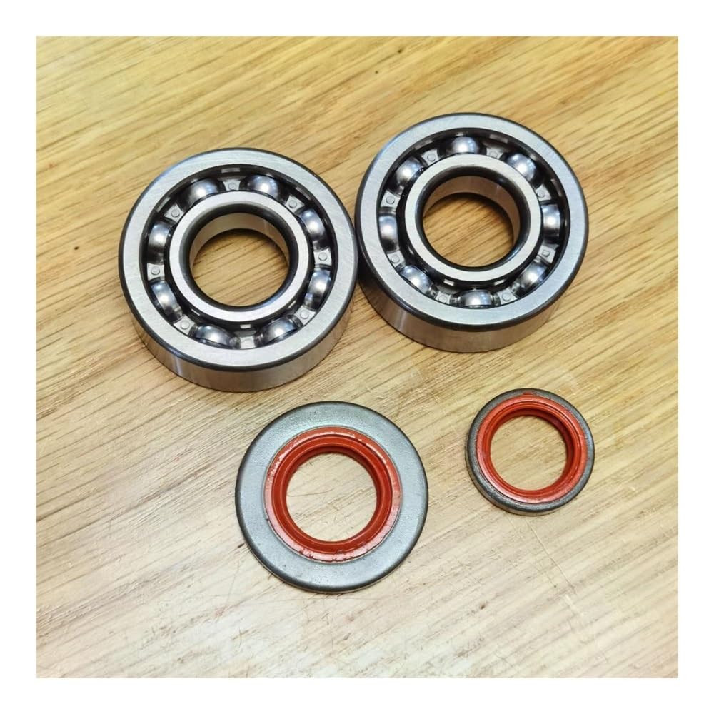 Juego de rodamientos de Bolas y retenes de Aceite for cigüeñal Compatible con motosierras MS661 y MS661C.(Bearings and Seals)