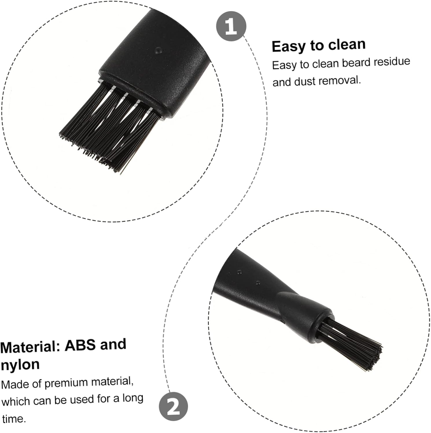 10pcs Shaver Brush for Electric Cleaning Brush Scrubber Replacement Razor