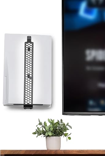 Glistco Steel - Wall Mount Compatible with Original PS5/Slim/Pro (Disc & Digital)