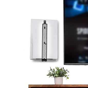 Glistco Steel - Wall Mount Compatible with Original PS5/Slim/Pro Disc & Digital