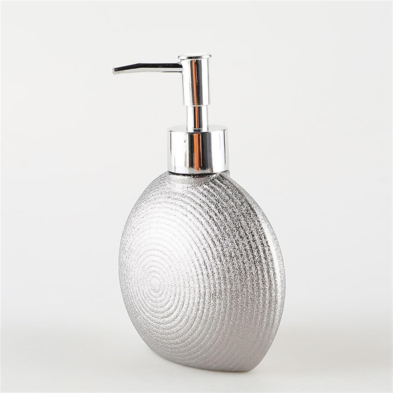Dispenser di sapone Dispenser di sapone per le mani del bagno, Pompa di sapone in ceramica, Bottiglia di sapone d'argento per shampoo lozione piatto sapone dispenser pompa a mano