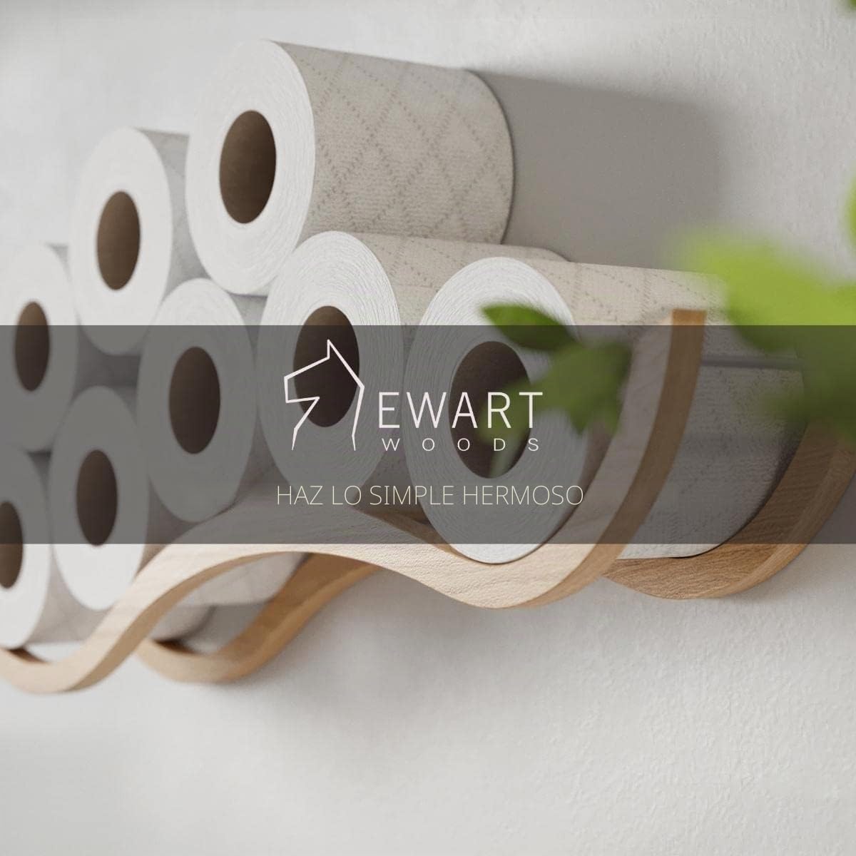 Portarrollos de papel higiénico de madera para papel higiénico, soporte de madera para papel higiénico