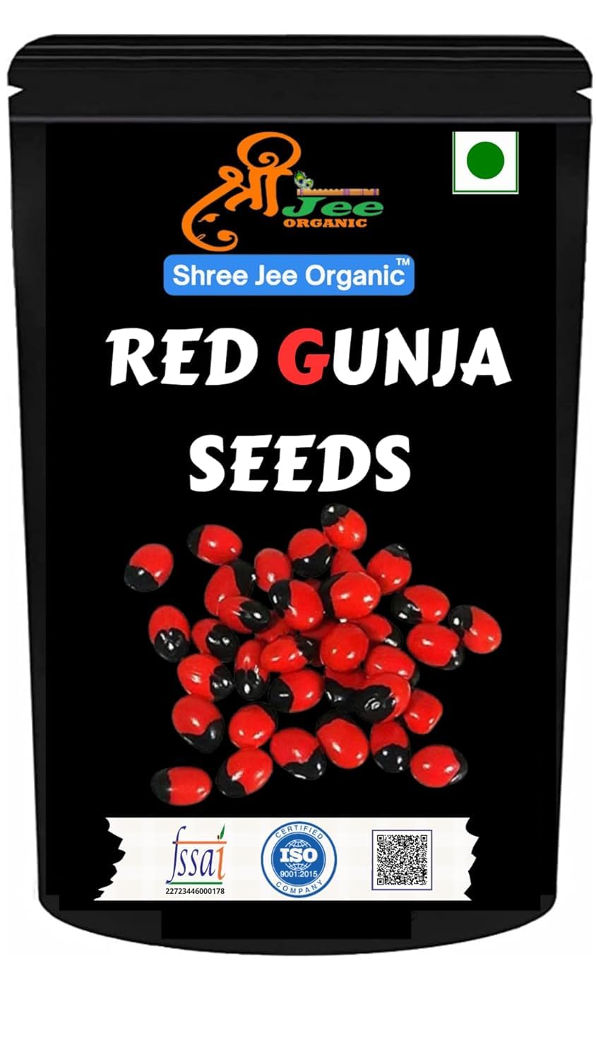 Shree Jee Organic Natural Rakt Gunja (250 GM)| Chirmi, Red Gunja, Lal ...