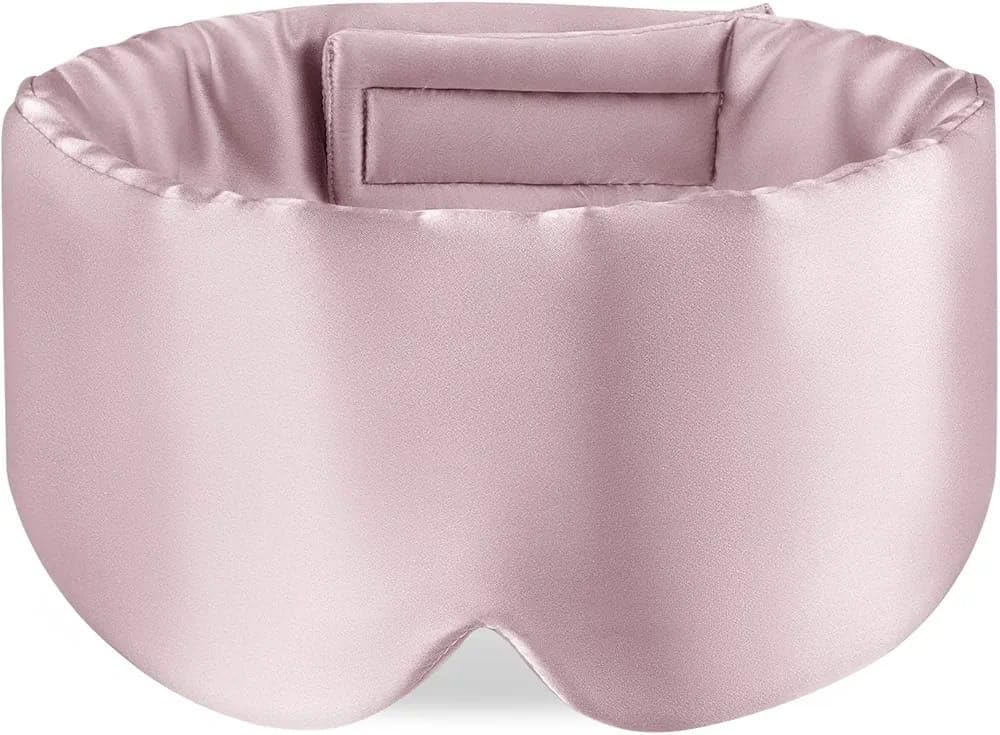 SKINGO 100% Satin Silk Eye Mask, Super Smooth Sleep Mask and Blind Fold | scrunchies for Women 3-Piece (1)-image-27