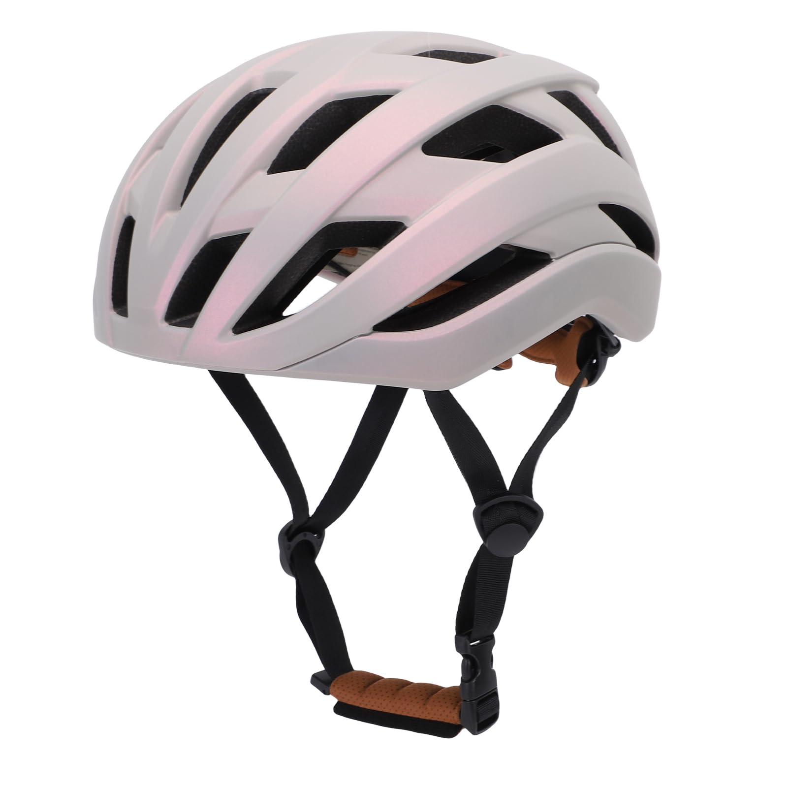 Casco de Bicicleta de Carretera, Ajuste Ligero y Ajustable (L)
