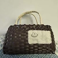 Vista 5 de Ratán plástico sintético, cuatro líneas que tejen material de ratán de plástico, material de reparación de mimbre, kit de reparación de muebles