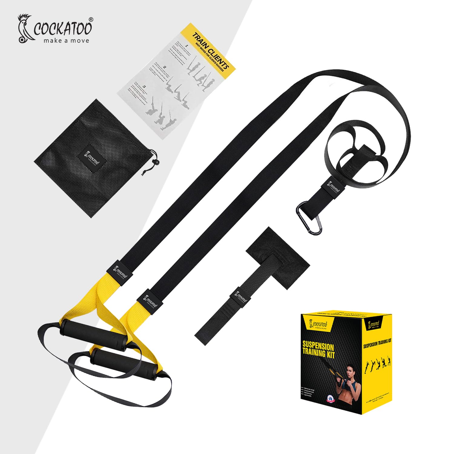 Cockatoo Suspension Trainer, Premium Fitness Suspension System for Full