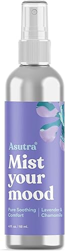 Miniatura 7 de ASUTRA Rocío Multiusos de Aceite Esencial de Aromaterapia para Almohada (Lavanda y Camomila), Botella de Aluminio de 4 fl oz – Neblina para Cara,