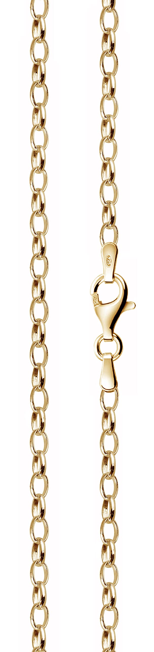 Ankerkette 925 Silber Damen Kette 2,7 mm Halskette LJ1032-042