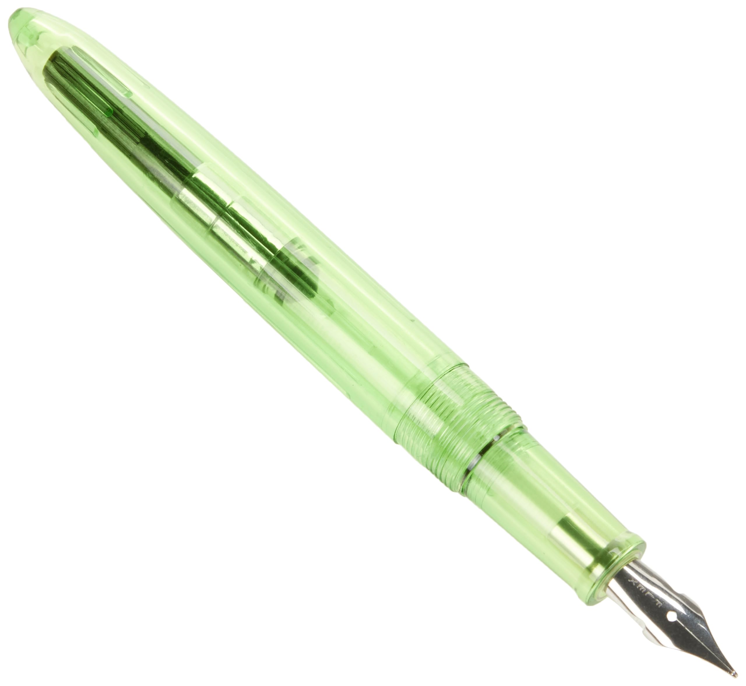 MONTEVERDE Monza - Set regalo con penna stilografica Monza, verde (pennino flessibile), regalo ideale per uomini e donne, perfetto per ufficio, affari, scuola, regali, diario, autografi