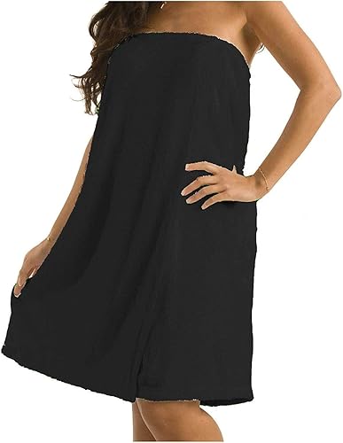 Miniatura 3 de BY LORA Bata de baño de felpa suave para mujer con bolsillo