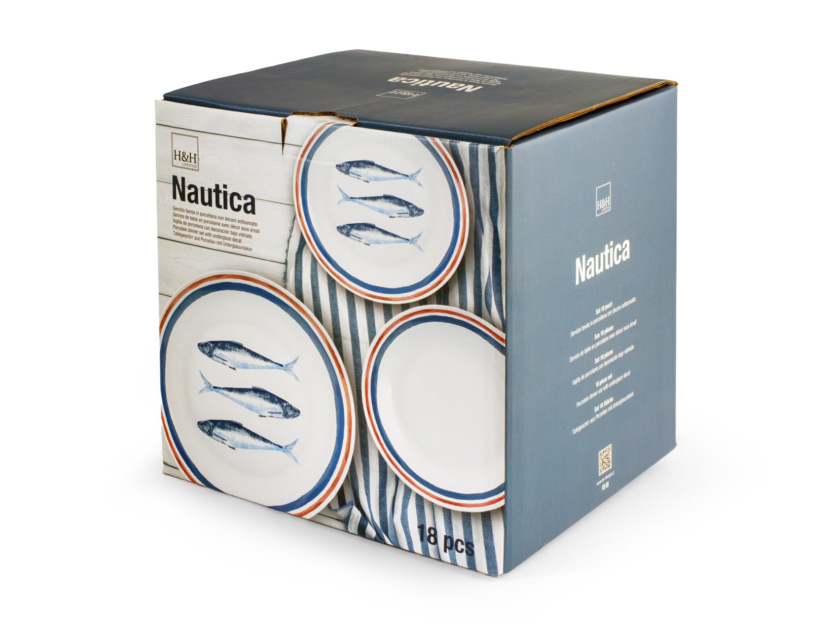 H&H Servizio Tavola 18 Pezzi Nautica