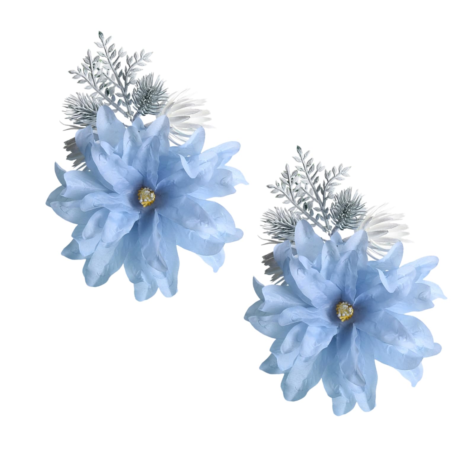 Msioytog Artificial Blossom Curtain Ties for Banquet Hall Backdrop Setup Decorative Buckles Artificial Window Curtain Decorations