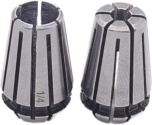 Miniatura 3 de Juego de pinzas de resorte Er11, portabrocas ER11 de 18 pulgadas y 14 pulgadas para máquina de grabado CNC y herramienta de torno de fresado