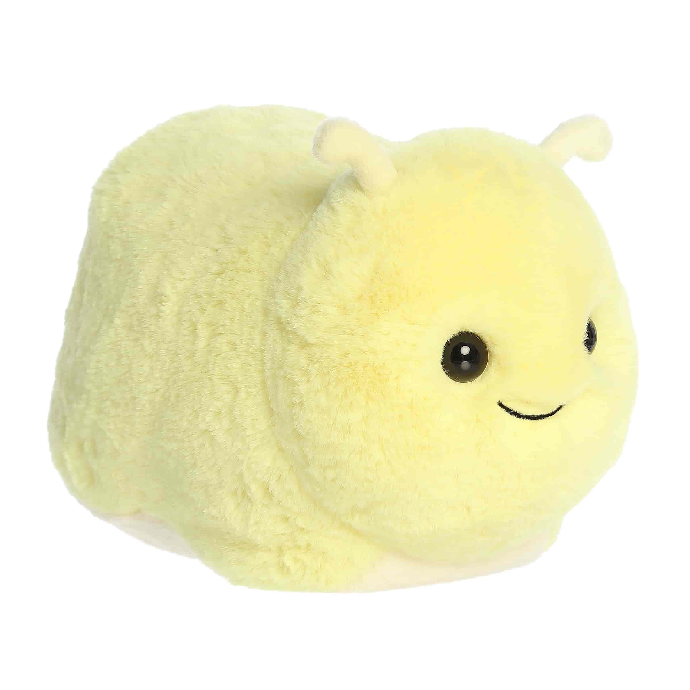 Aurora® Adorable Spudsters™ Bowie Banana Slug™ Stuffed Animal - Round Shape Makes for Comforting Cuddles - Perfect for Kids All Ages and Animal Loving Adults - Yellow 10 Inches