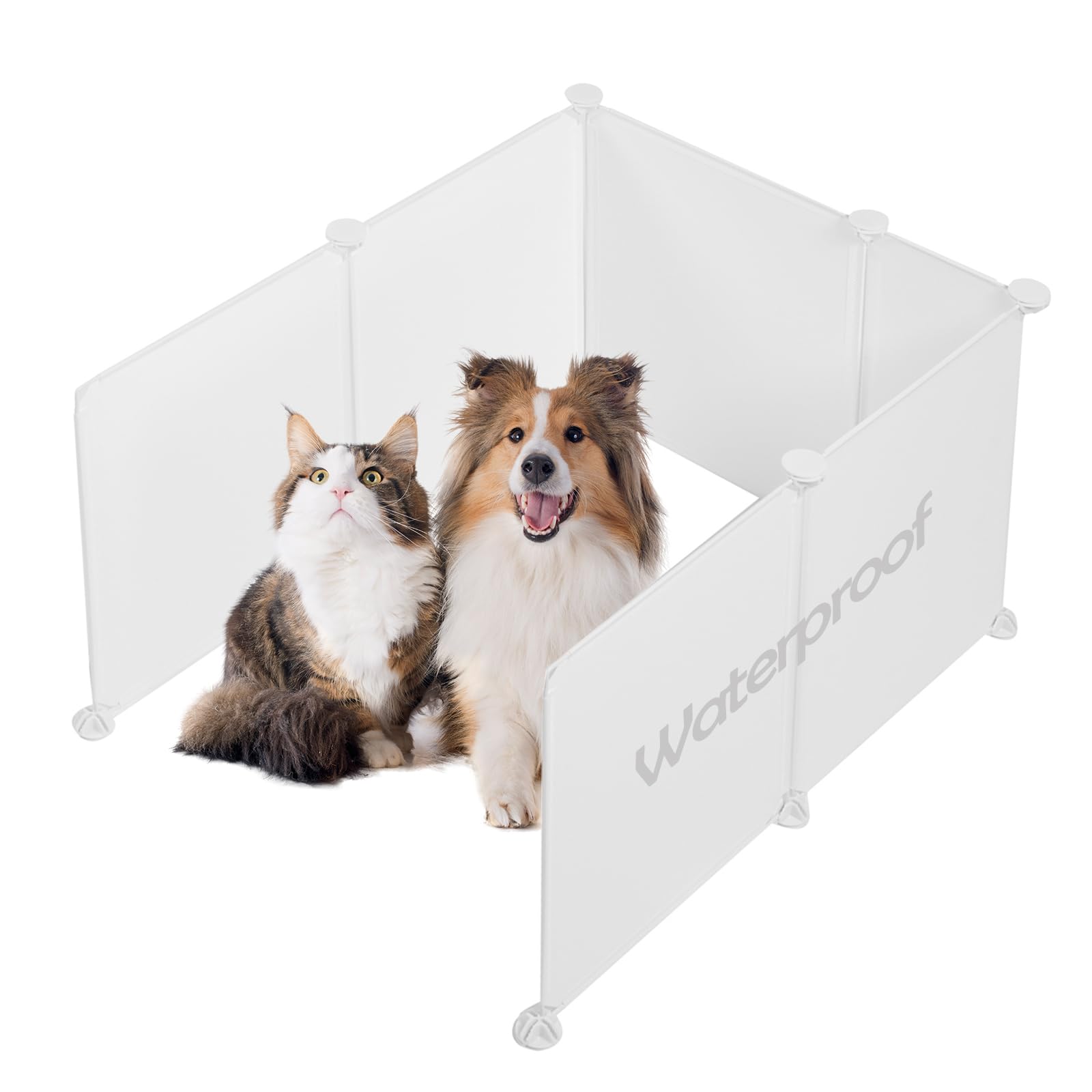 Amazon | MEEXPAWS 特大猫用トイレボックス | ペットガード付き