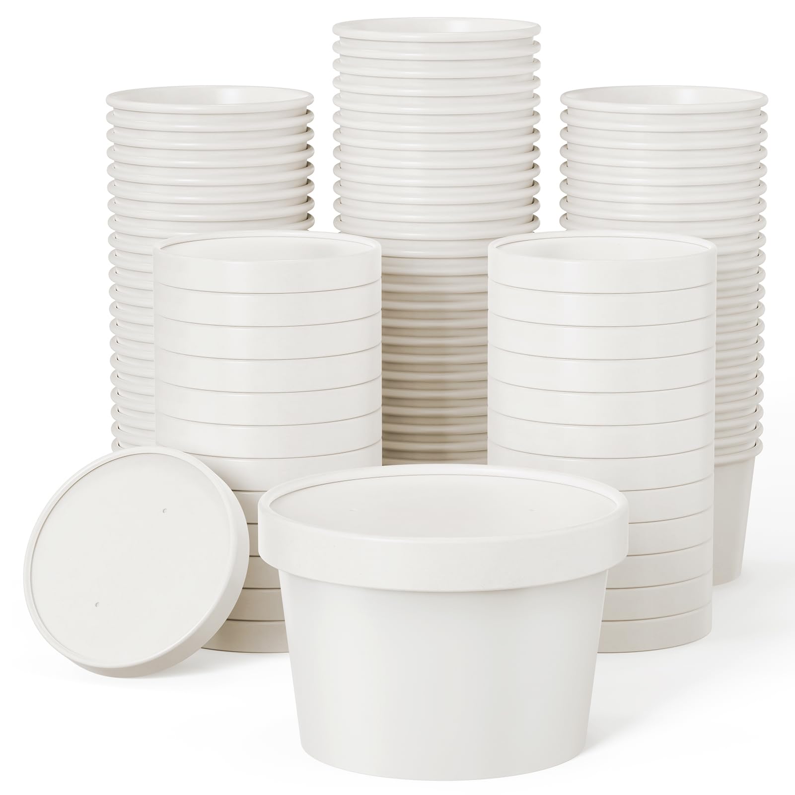 JOLLY PARTY 8oz Paper Soup Containers