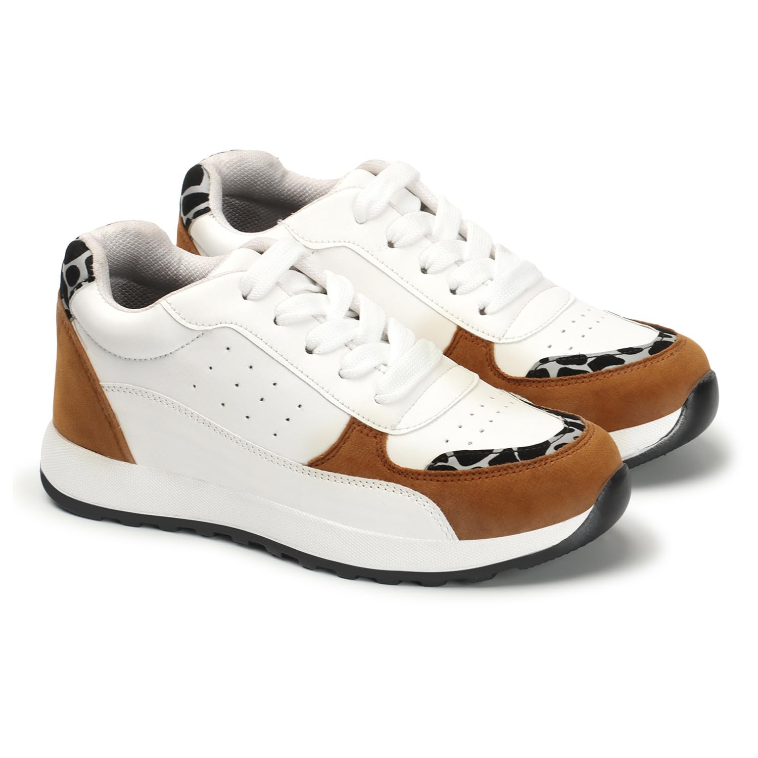 EVOLTAR Women Casual Sneakers for Running and Gym Animal Print and Velvet lightwaight colorlocked Shoes for Women White Size 40 (B0CCF62ZRY) Amazon Price History, Amazon Price Tracker