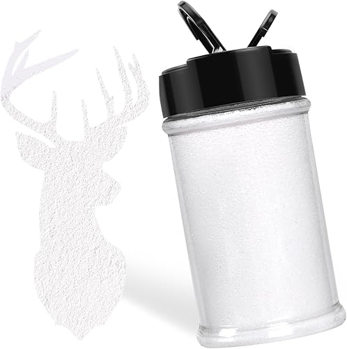 Miniatura 114 de HTVRONT Purpurina blanca fina holográfica – 1.76 oz de purpurina para resina, purpurina fina no tóxica para uñas, resina, fabricación de velas, Negro