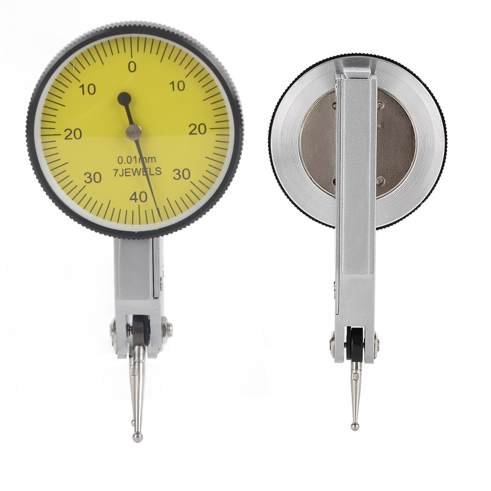 Mm Dial Test Indicator L Tool Kit avec Ey Case - Dial Gauge pour Urement Gage.Infof A9 Algorithme Compatible.