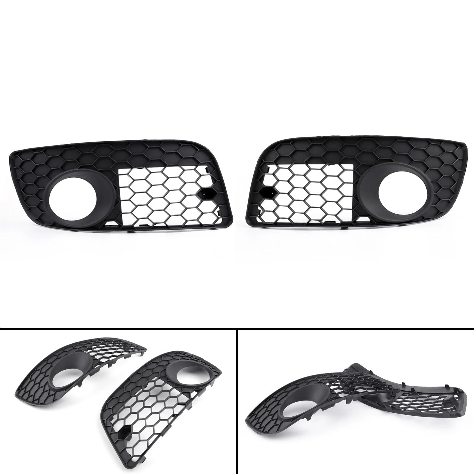 Para przednich zderzaków przeciwmgielnych świateł kratka kratka pasuje do VW GOLF MK5 GTI 2006-2009 osłona chłodnicy