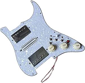 FLEOR Tele Guitarra Pickguard Humbucker Placa E Parafuso Para Peças De - Foto 5