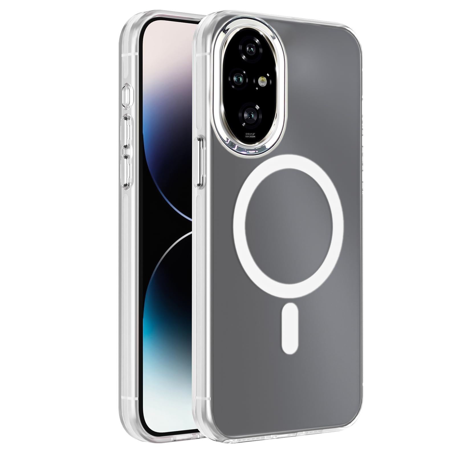 Dl3 Mobilak Case For Honor 200 Pro 5G Case Crystal Clear [Not Compatible with MagSafe] Soft TPU Gel Case Flexible Silicone Anti-Scratch Transparent TPU Cover - Clear