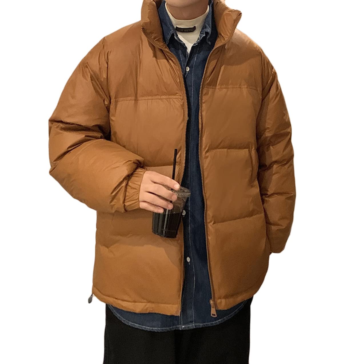 Amazon | KZSXX ジャケット ダウン ジャケット メンズ アウター 上着